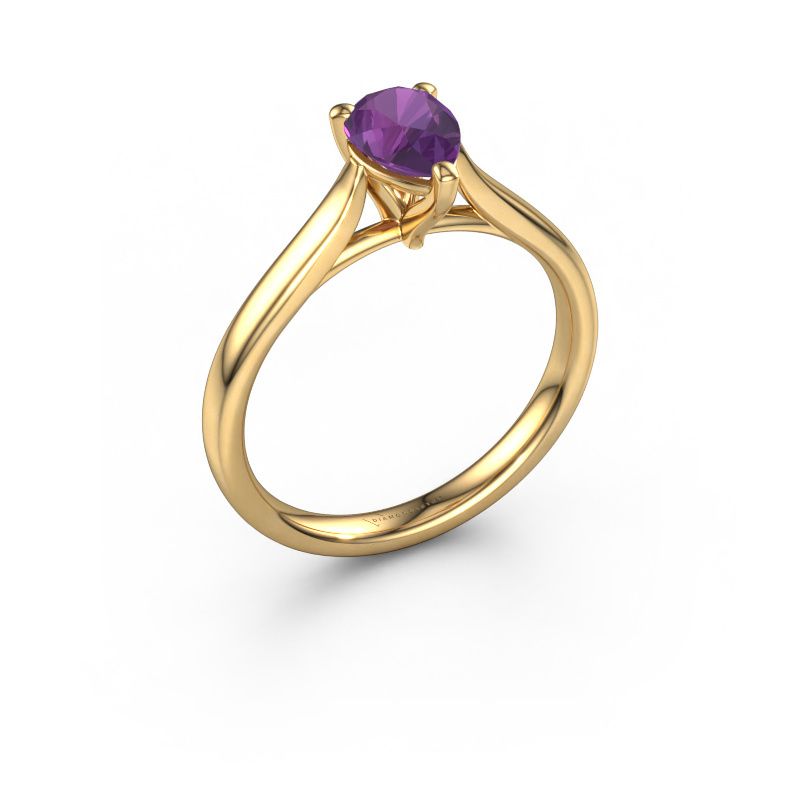 Verlobungsring Mignon PER 1 585 Gold Amethyst 7x5 mm