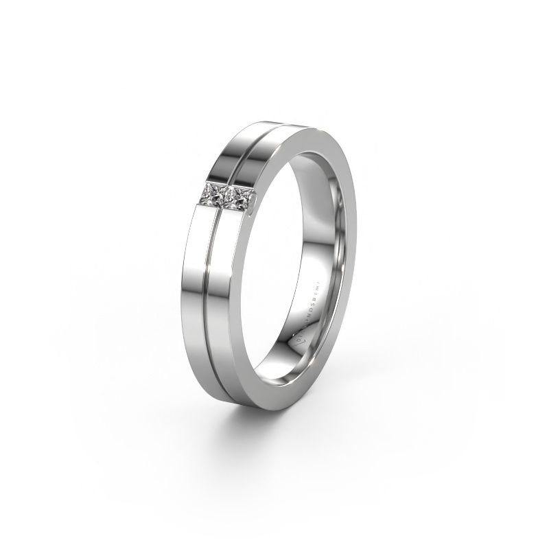 Ehering WH0225L14B 585 Weißgold Diamant ±4x2 mm