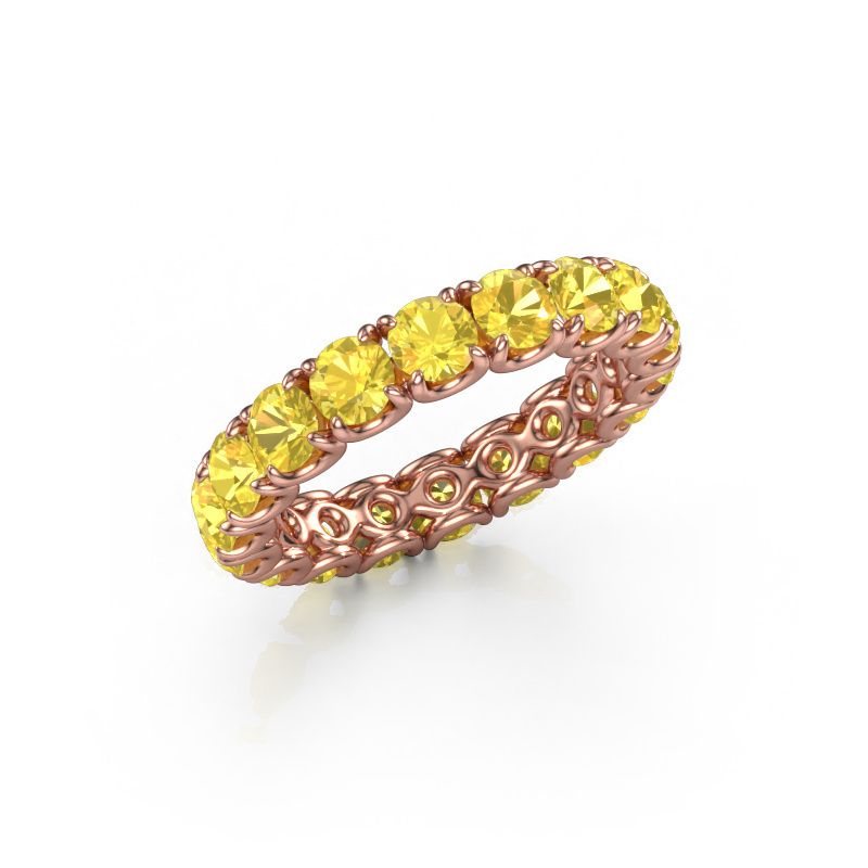 Vorsteckring Estee 3.7 585 Roségold Gelb Saphir 3.7 mm