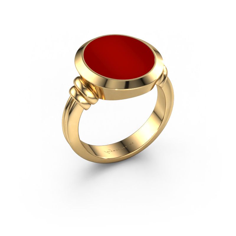 Siegelring Jake 4 585 Gold Karneol 15x13 mm