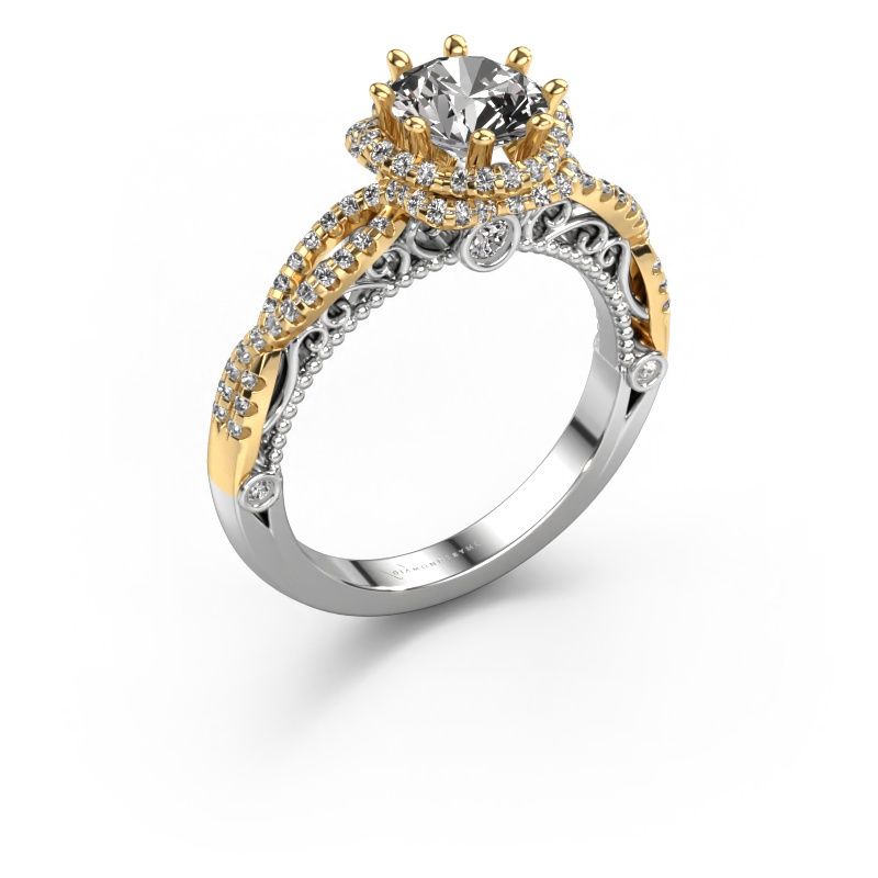 Verlobungsring Lysanne 585 Weißgold Diamant 1.45 crt