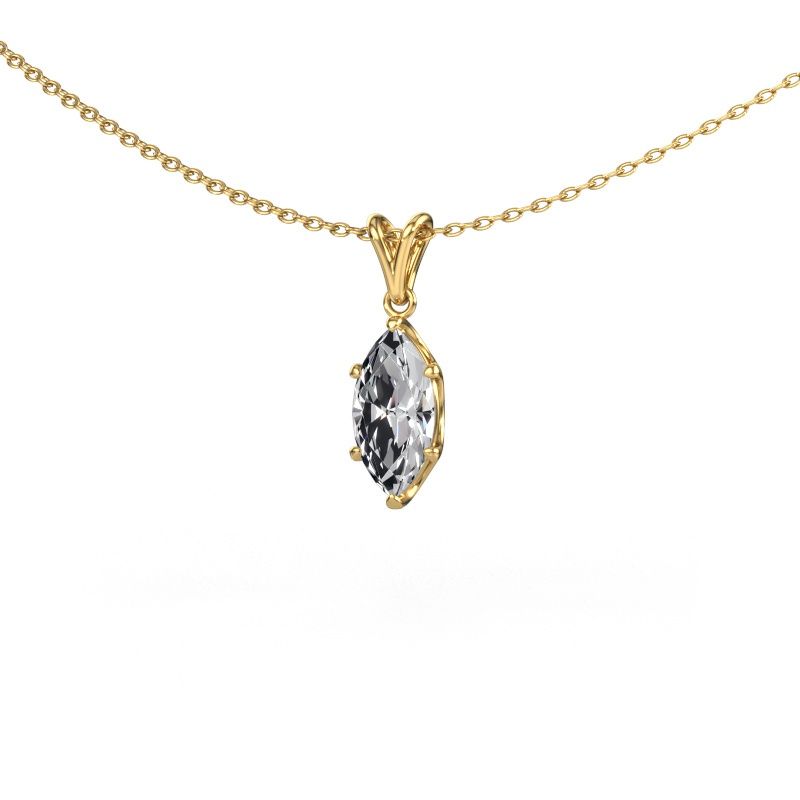 Pendentif Sam MRQ 585 or jaune diamant 1.00 crt