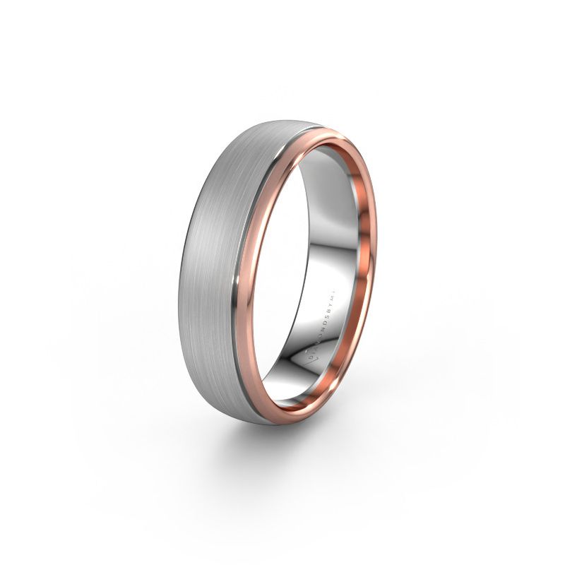 Wedding ring WH0500M36AM 585 white gold ±6x1.7 mm