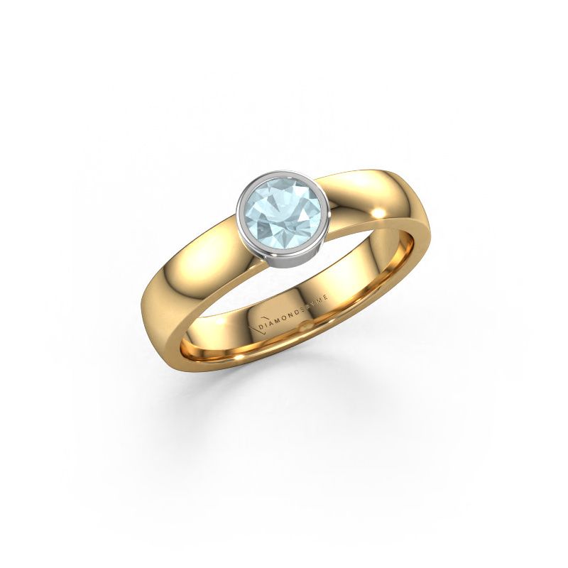 Ring Ise 1 585 gold aquamarine 4.7 mm