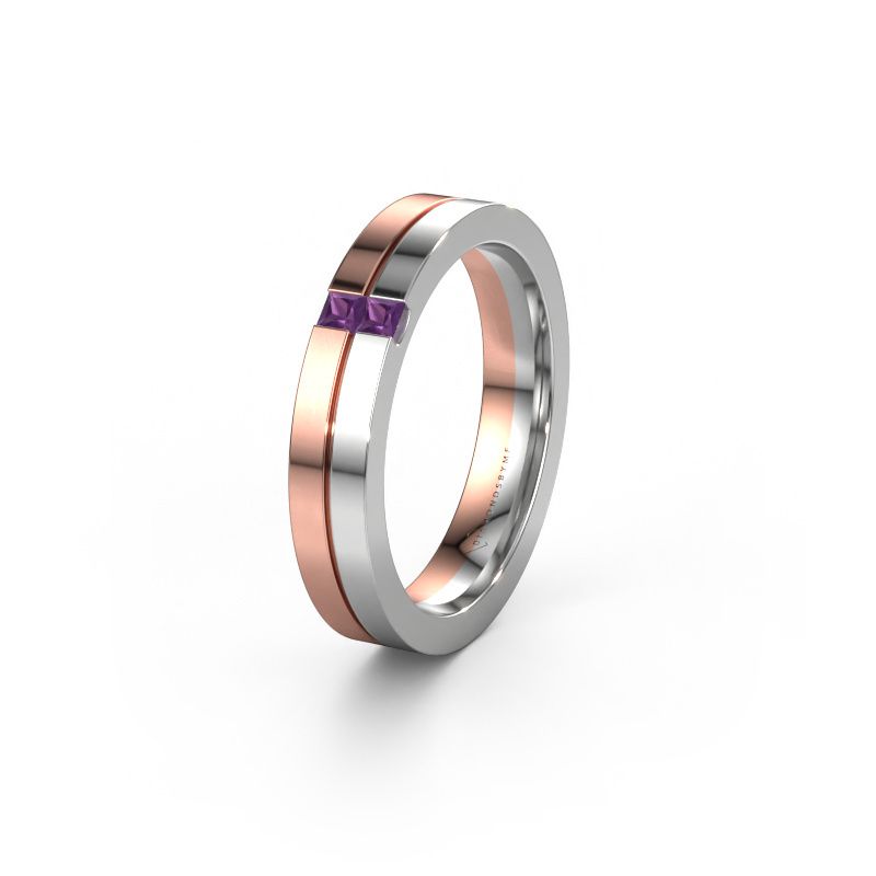 Alliance WH0225L14B 585 or rose améthyste ±4x2 mm