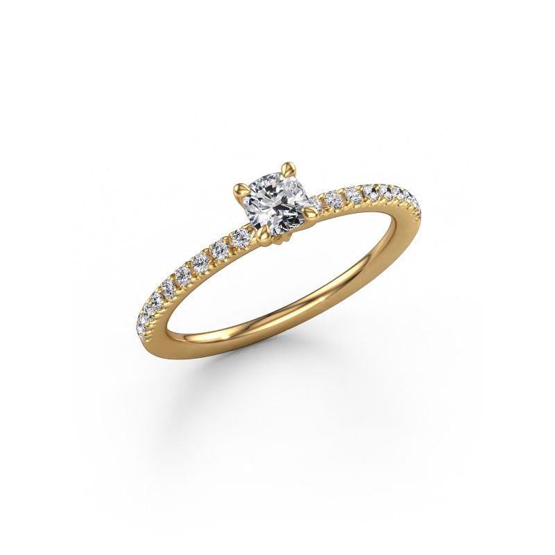 Engagement ring Crystal CUS 2 585 gold diamond 0.51 crt