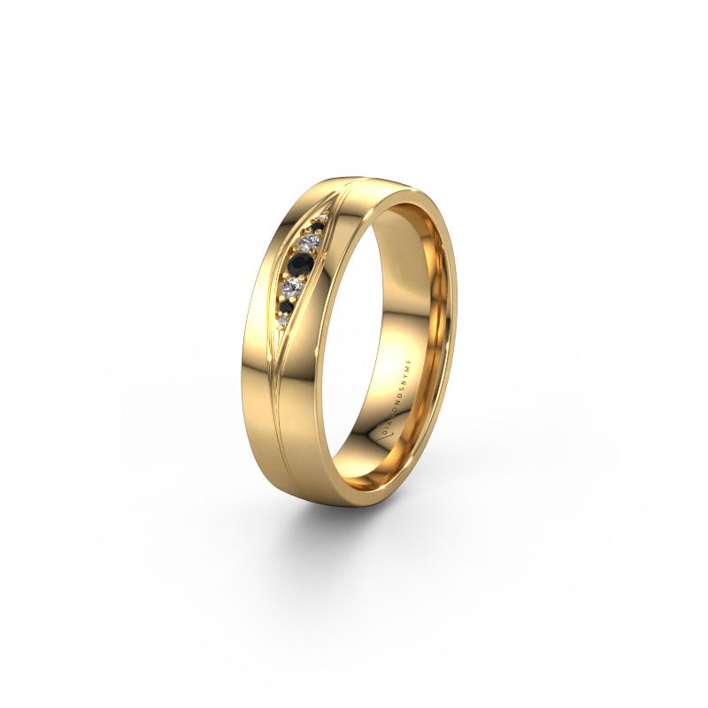 Ehering WH0133L25AP 585 Gold Schwarz Diamant ±5x1.7 mm