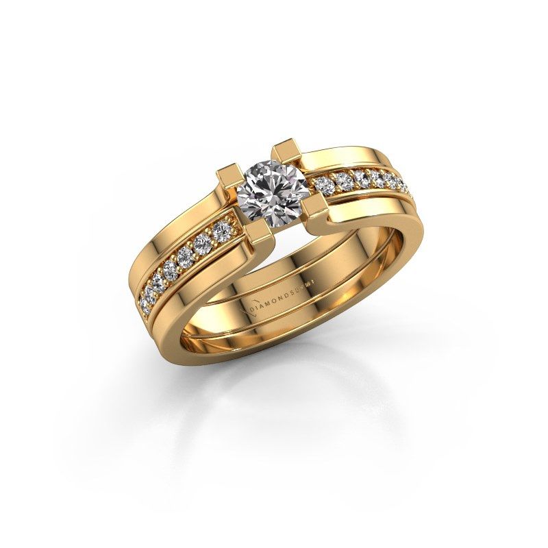 Image of Engagement ring Myrthe<br/>585 gold<br/>Diamond 0.568 crt