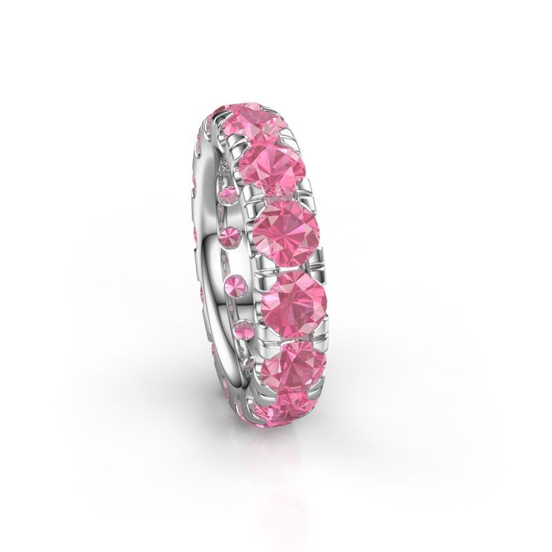 Bild von Vorsteckring jackie 4.7<br/>585 Weißgold<br/>Pink Saphir 4.7 mm
