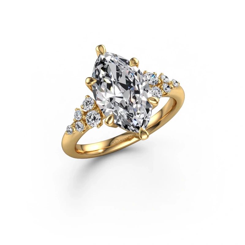 Engagement ring Royce MRQ 585 gold lab grown diamond 3.00 crt