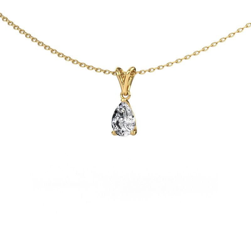 Pendant Sam PER 585 gold diamond 0.50 crt