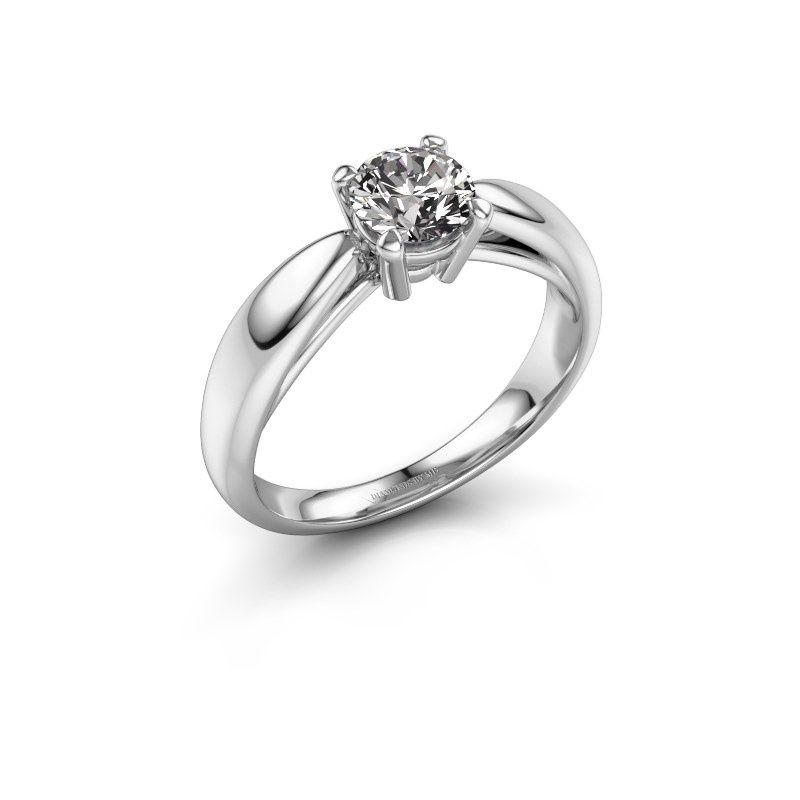 Bild von Verlobungsring Nichole 585 Weißgold Diamant 0.60 crt