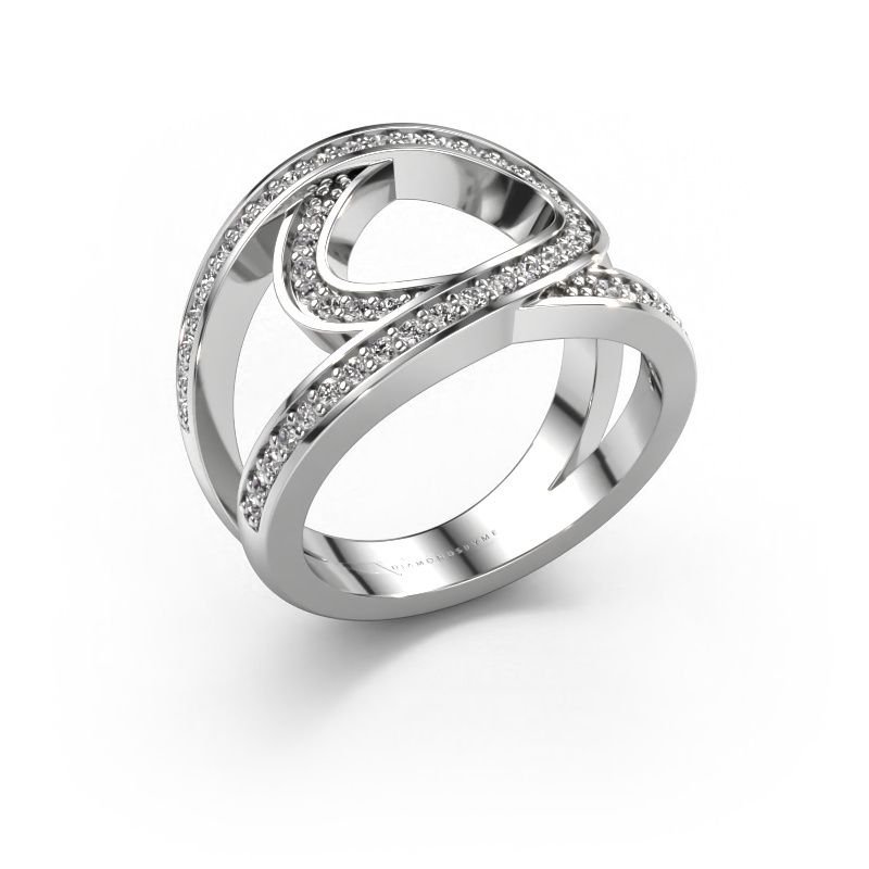 Ring Louise 950 Platin Zirkonia 1.2 mm
