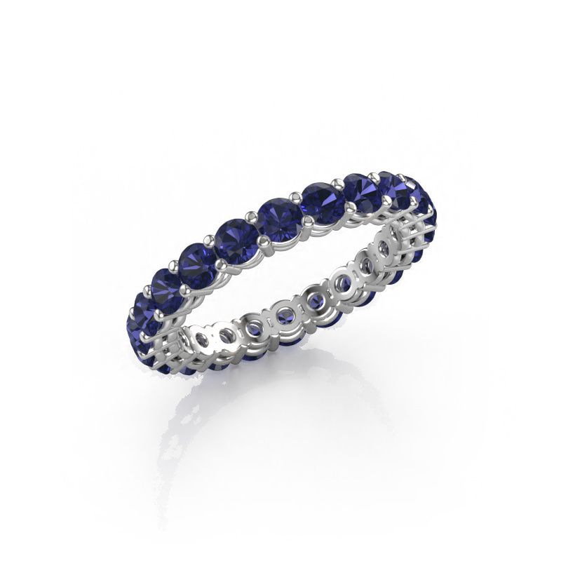 Stackable ring Michelle full 3.0 950 platinum sapphire 3 mm