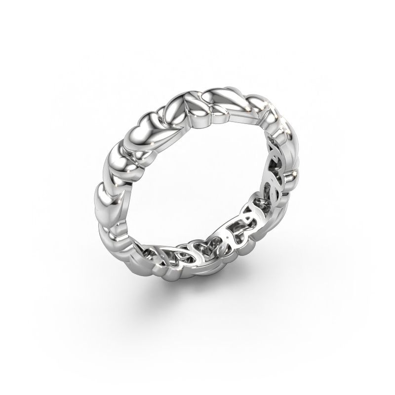 Bague superposable Jamee 585 or blanc
