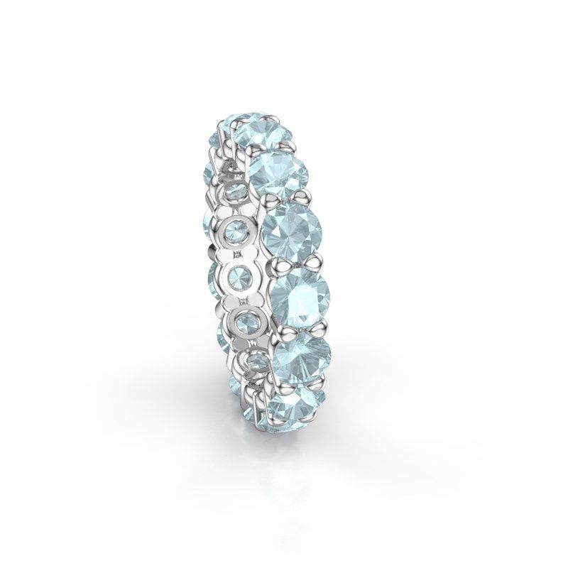Bild von Ring heddy rnd 4.2<br/>585 Weißgold<br/>Aquamarin 4.2 mm