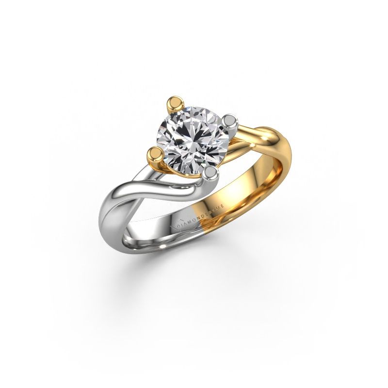 Engagement ring Paulien 585 gold lab grown diamond 1.00 crt