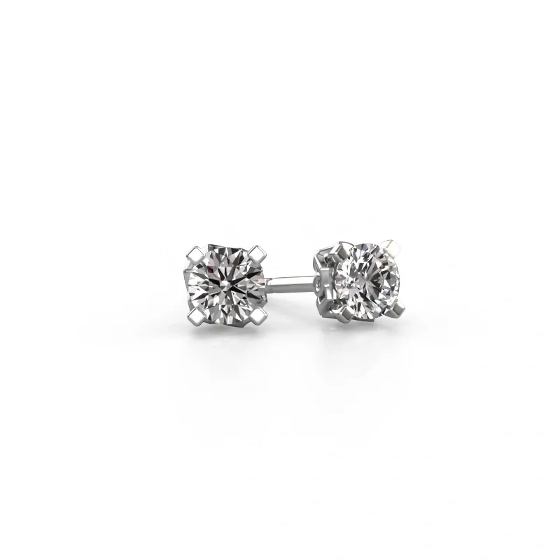 Earrings Ize 585 white gold diamond 1.00 crt