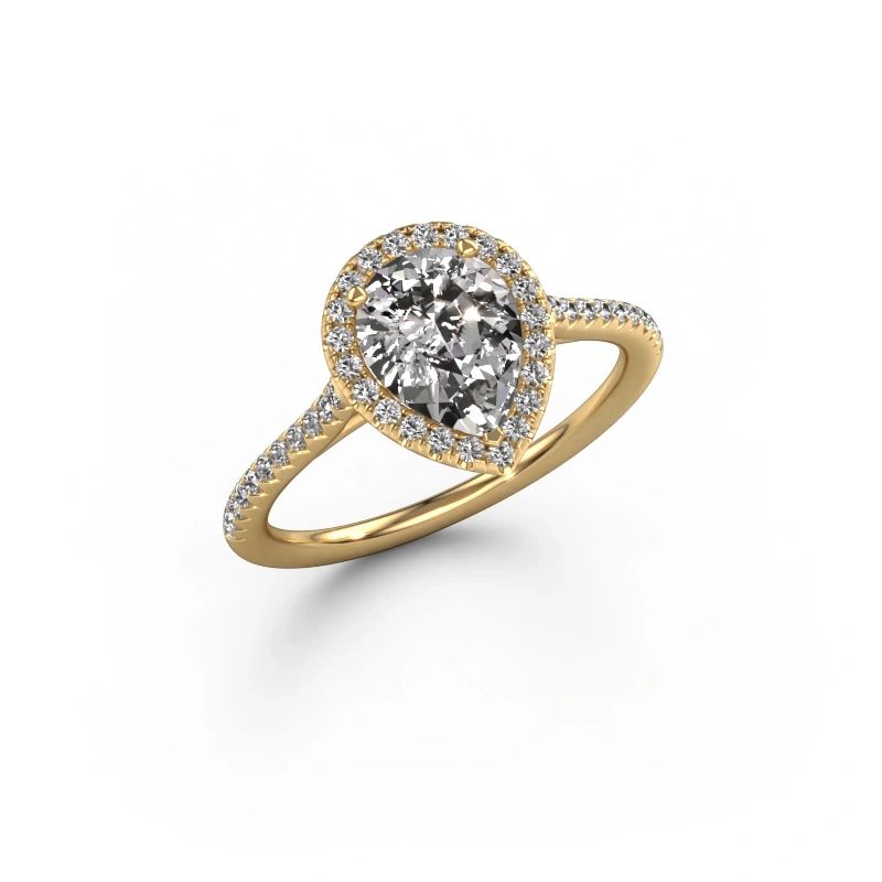 Engagement ring Seline per 2 585 gold lab grown diamond 0.87 crt