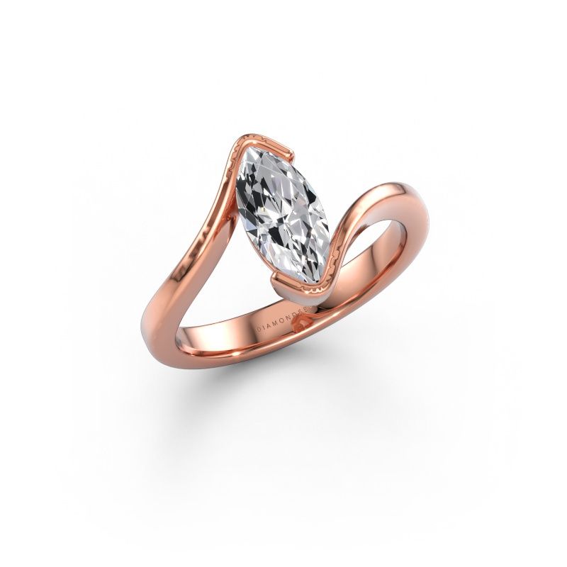 Engagement ring Serenity 585 rose gold diamond 1.00 crt