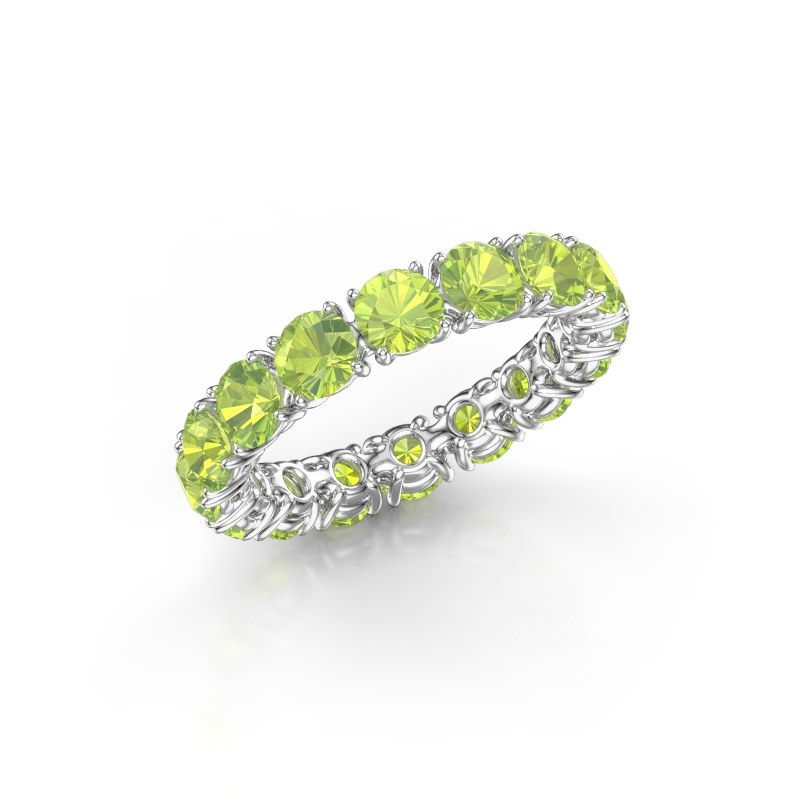 Bild von Vorsteckring vivienne 4.0<br/>950 Platin<br/>Peridot 4 mm