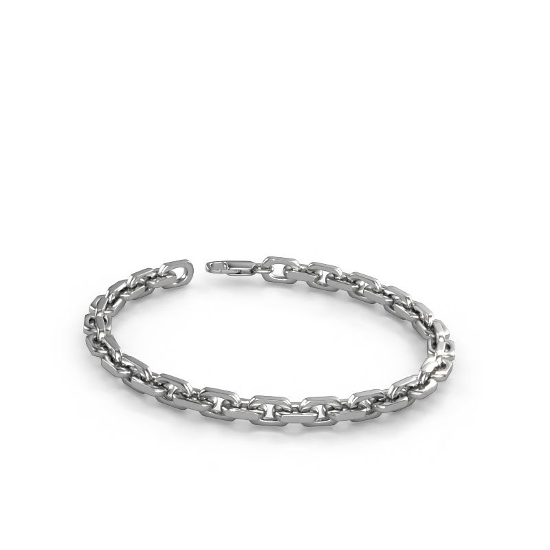Armband Anchor 1 6mm 585 witgoud ±6 mm