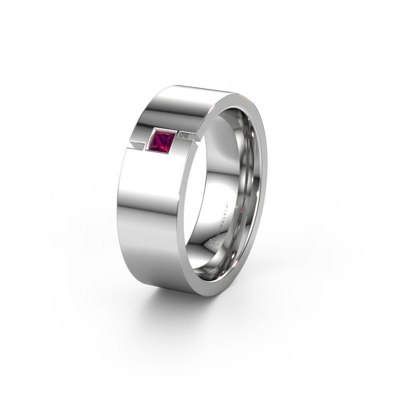 Alliance WH2042P 950 platine rhodolite ±7x2.4 mm