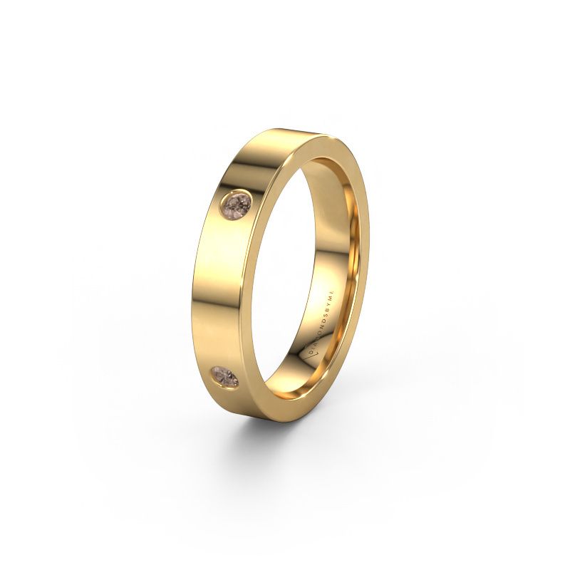 Alliance WH0104L14BP 585 or jaune diamant brun 0.225 crt ±4x2 mm