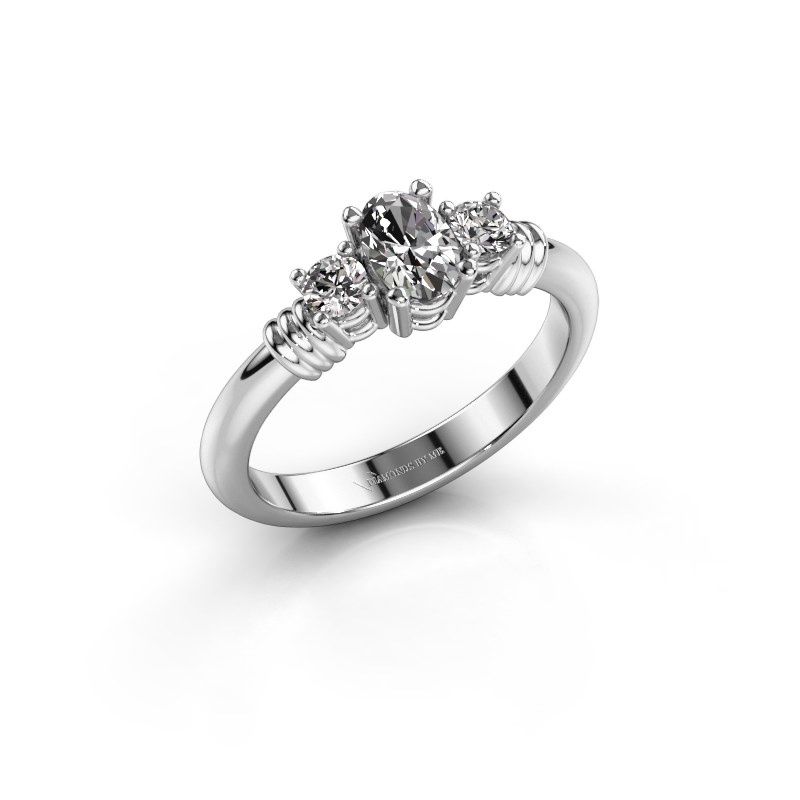 Image de Bague de fiançailles Pippa 585 or blanc diamant 0.70 crt