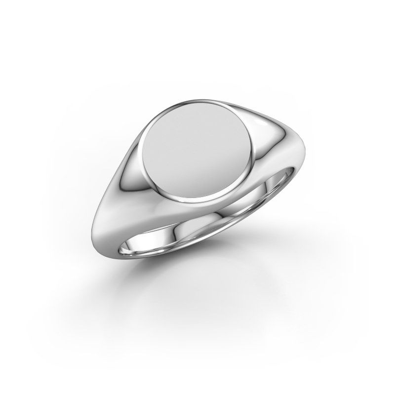 Image of Signet ring Cyanne 1 585 white gold