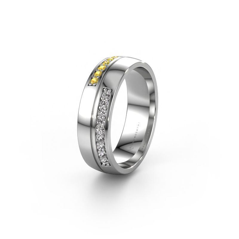 Ehering WH0213L26AP 950 Platin Gelb Saphir ±6x1.7 mm