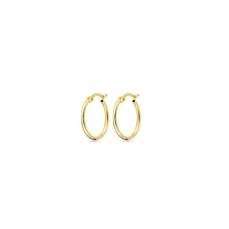 Créoles Gala 18mm 585 or jaune
