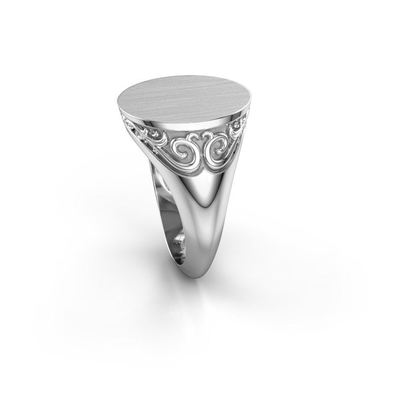 Image of Men's ring jelle 4<br/>585 white gold