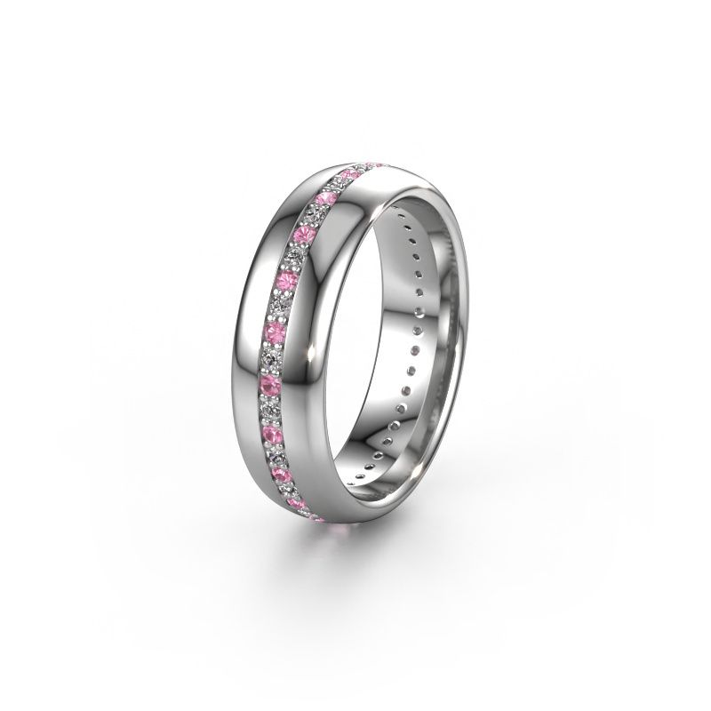 Ehering WH0103L36BP 950 Platin Pink Saphir 1.3 mm ±6x2 mm