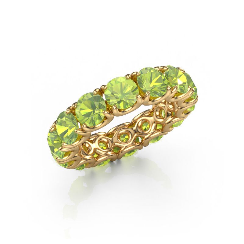 Ring Estee 5.0 585 gold peridot 5 mm
