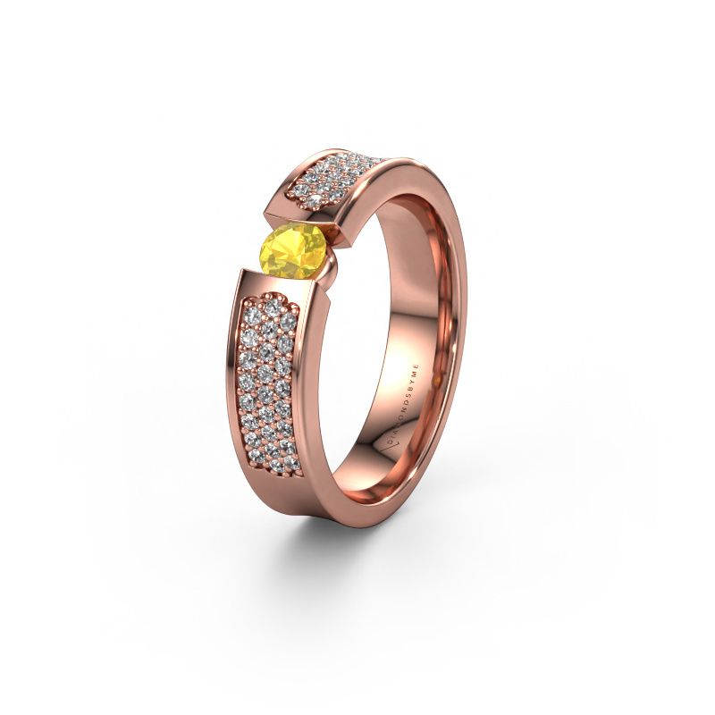 Ehering WH2100L 585 Roségold Gelb Saphir ±5x3 mm