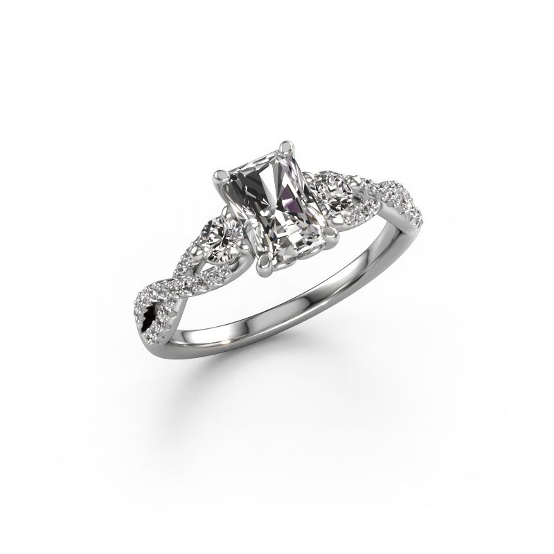 Verlobungsring Marilou RAD 585 Weissgold Diamant 1.360 crt