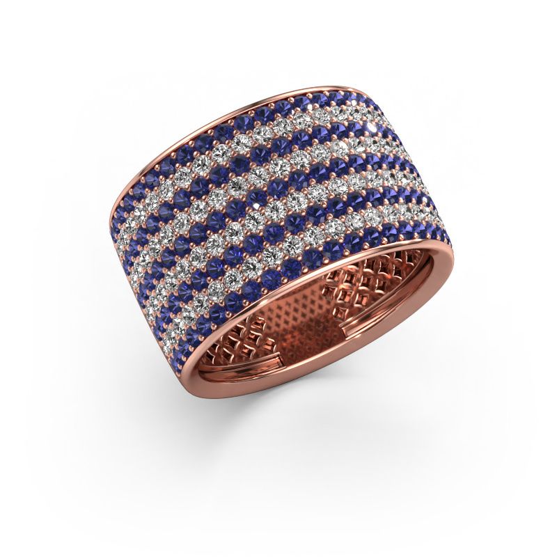 Bague Macy 585 or rose saphir 1.4 mm