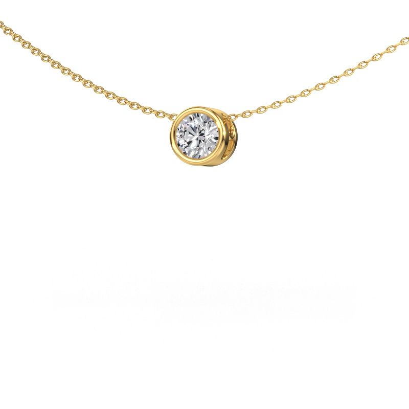 Pendant Lavon RND 585 gold lab grown diamond 0.50 crt