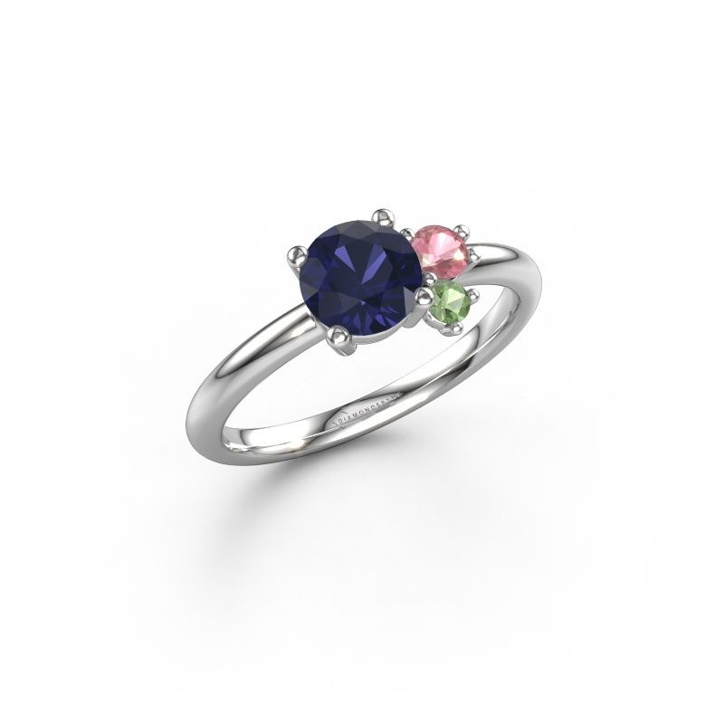 Ring Anouk 950 Platin Saphir 6 mm