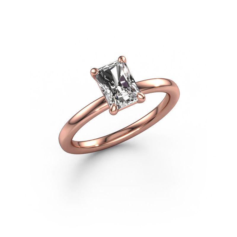 Verlobungsring Simone RAD 1 585 Roségold Diamant 1.00 crt