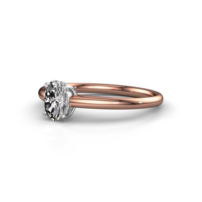 Bild von Verlobungsring haley ovl 1<br/>585 Roségold<br/>Diamant 0.665 crt