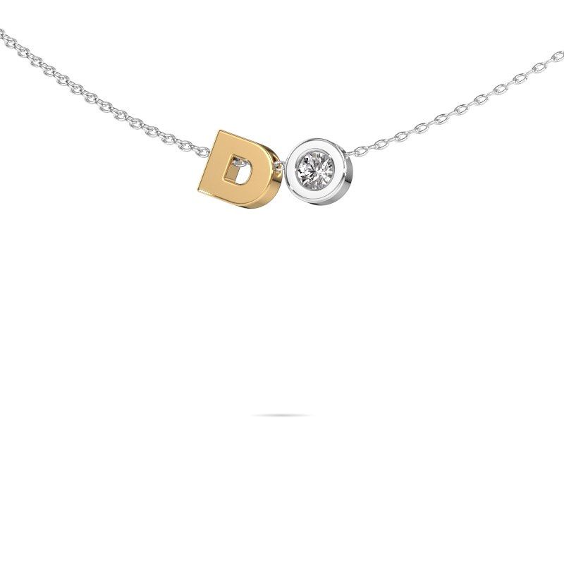 Image of Initial pendant Initial 030 585 gold