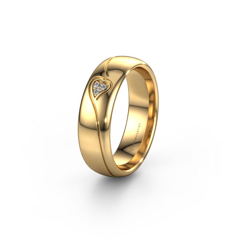 Alliance WH0168L36AP 585 or jaune diamant synthétique ±6 x 1,7 mm