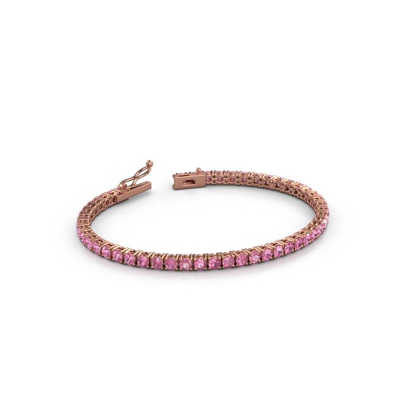 Tennisarmband Shirley 3.0 585 rosé goud