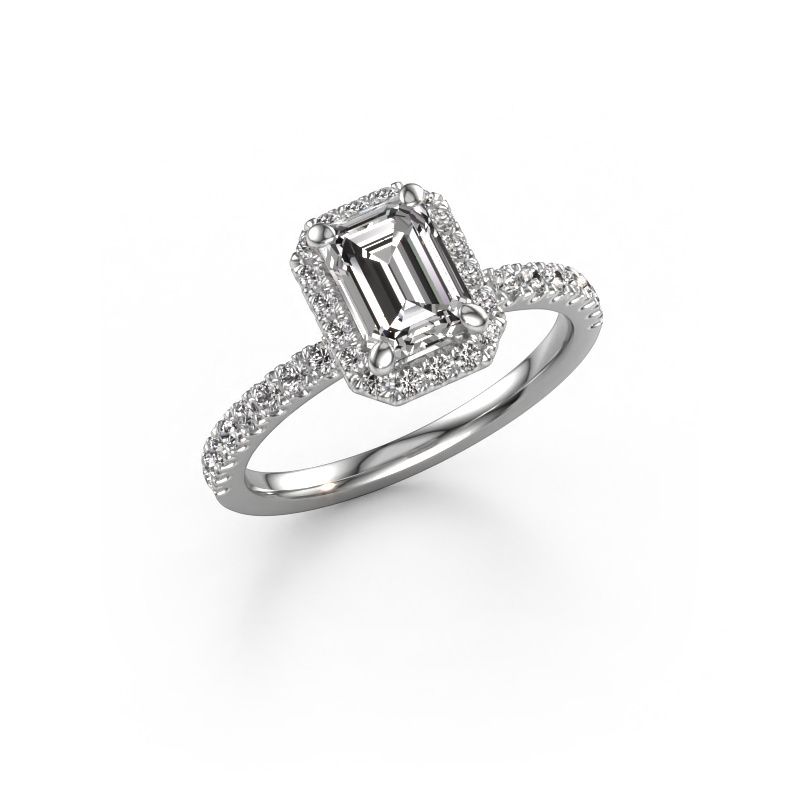 Engagement ring Miranda EME 585 white gold diamond 1.320 crt