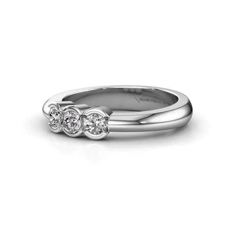 Afbeelding van Ring Lotte 3 950 platina lab-grown diamant 0.30 crt