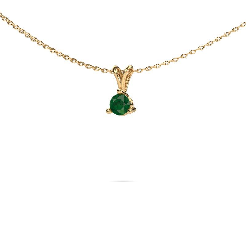Anhänger Somer 585 Gold Smaragd 6 mm