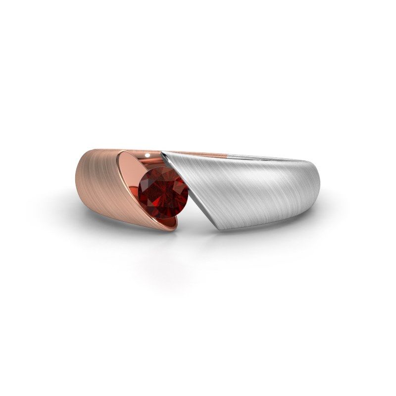 Image of Ring Hojalien 1<br/>585 rose gold<br/>Garnet 4.2 mm