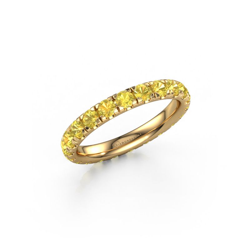 Anillo apilable Jackie 2.7 585 oro zafiro amarillo 2.7 mm